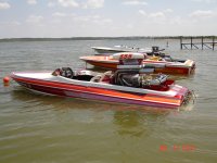 Cole TR-4 with more boats.JPG